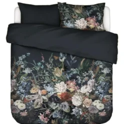 Lenzuola matrimoniali 2 piazze effetto copriletto ESSENZA Filou blu navy