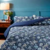 Lenzuola moderne matrimoniali Bassetti SUNNY B2 bluette