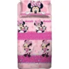 Lenzuola singole in cotone Disney MINNIE con sotto e federa