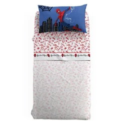 Lenzuola SPIDERMAN AMAZING Completo letto singolo per bambini