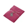 Lenzuolo con elastico da sotto Lino 100% FAZZINI Soffio Rubino