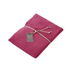 Lenzuolo con elastico da sotto Lino 100% FAZZINI Soffio Rubino
