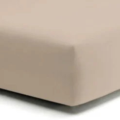 Lenzuolo Jersey Cotone 180x200 sabbia 2 piazze: Morbidezza Unica