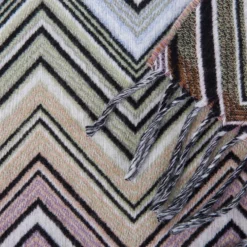 Missoni Home plaid con frange 130x190 cm PERSEO 160 zig-zag multicolore