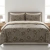 Parure copripiumino matrimoniale in percalle Bellora Fashion Gold grey