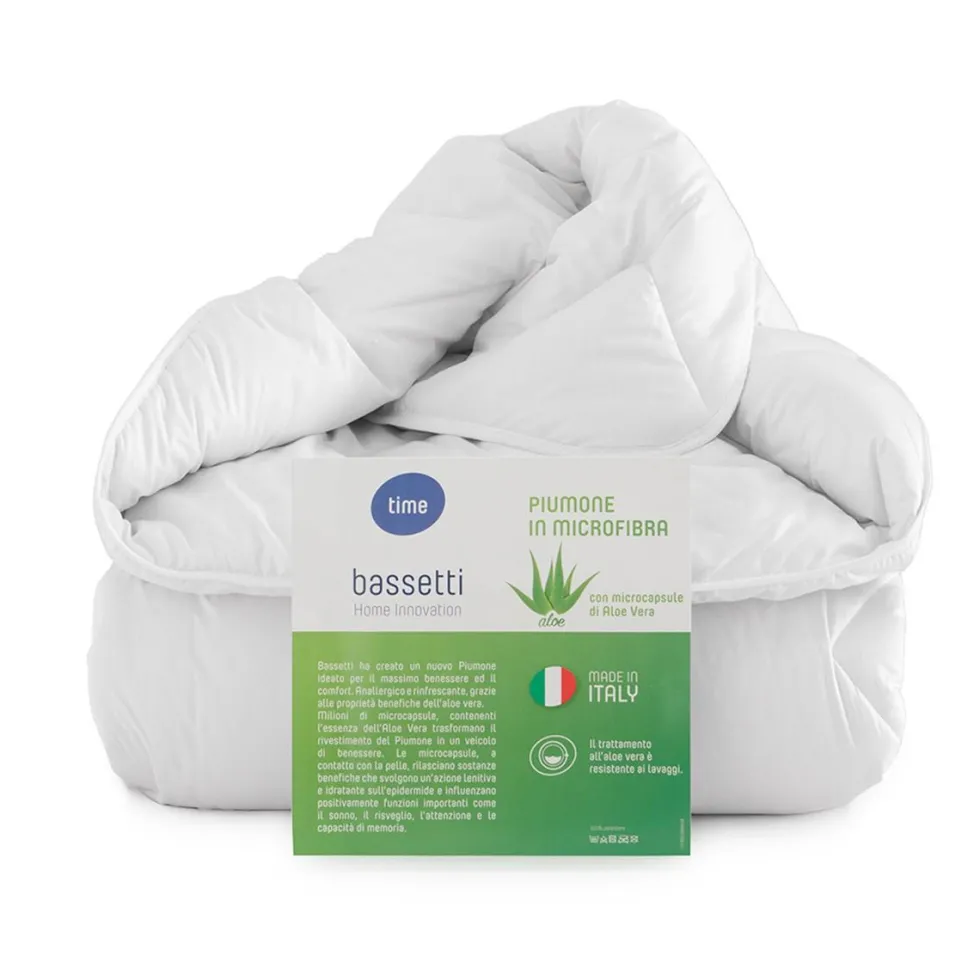 Piumino Bassetti Piumone Anallergico matrimoniale ALOE 250x200 Invernale