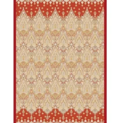 Plaid Bassetti Isolabella R1 - Eleganza Italiana nei Toni del Rosso
