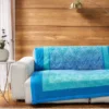 Plaid Bassetti Kerala B1 Oceanblau 135x190 cm – Eleganza Blu in Cotone