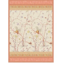 Plaid Coperta Granfoulard Bassetti FONG 4M 240x250 beige rosa