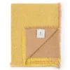 Plaid lana merino lavabile giallo 130x180 Lanerossi design per divano