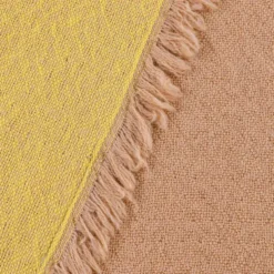 Plaid lana merino lavabile giallo 130x180 Lanerossi design per divano