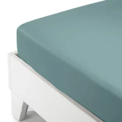 Riposo Caldo e Profondo: Lenzuolo Angoli Flanella 180x200 Azzurro