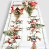 Runner da cucina in cotone 55x150 centro tavola Natalizio Party