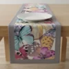 Runner in cotone 50x150 cm Borbonese Butterfly grigio