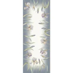 Runner in puro cotone 50x150 TESSITURA RANDI Lily floreale