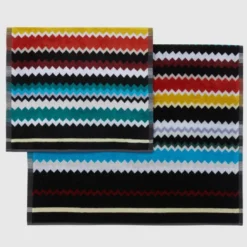 Set asciugamano viso + ospite in spugna Missoni Home CURT 100