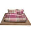 Set Copripiumino + federe matrimoniale MELROSE 7609 tinto filo