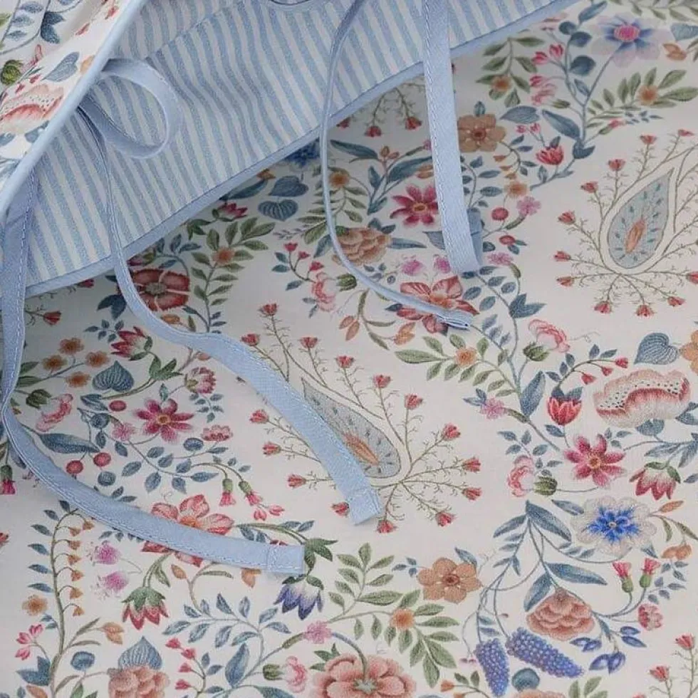 Set Copripiumino Matrimoniale PIP STUDIO Kairi Bloom bianco-azzurro