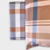 Set copripiumone con federe in cotone matrimoniale JASPER scozzese