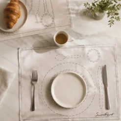 Set 2 tovagliette da colazione 50x35 Simone Rugiati Dessert