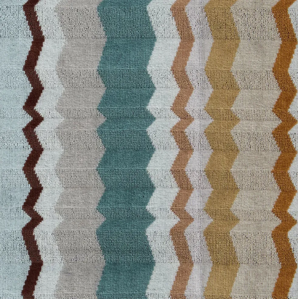 Set 2x asciugamani in spugna viso+ospite HOME EVA 100 multicolor