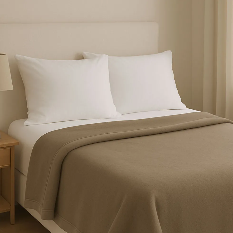 Somma Coperta Matrimoniale Daisy Lana Tortora 230x270