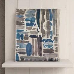TAG HOUSE Set copripiumino Matrimoniale Raso DECOR Blu