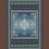 Tappeto arredo Bassetti Granfoulard Olbia B1 blu antiscivolo 150x220