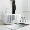 Tappeto Bagno Antiscivolo 70x140 Gabel Dune - 100% Spugna grigio