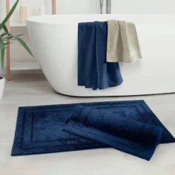 Tappeto Bagno Elegante Gabel Atmosfera | Blu Notte 60x100 cm