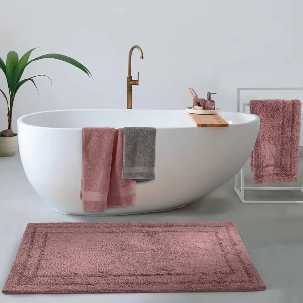 Tappeto Bagno Morbido Gabel ATMOSFERA | Malva 100% cotone