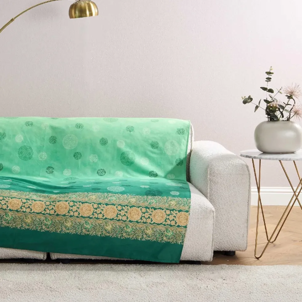 Telo Arredo Bassetti Granfoulard Pallavicino V1 Verde Oliva – 350x270 cm