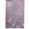 Telo arredo Copriletto estivo Borbonese in raso CLUB 270x265 blu