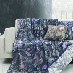 Telo arredo foulard copritutto in puro cotone GABEL Avventura blu