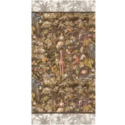 Telo arredo foulard copritutto in puro cotone GABEL Avventura marrone