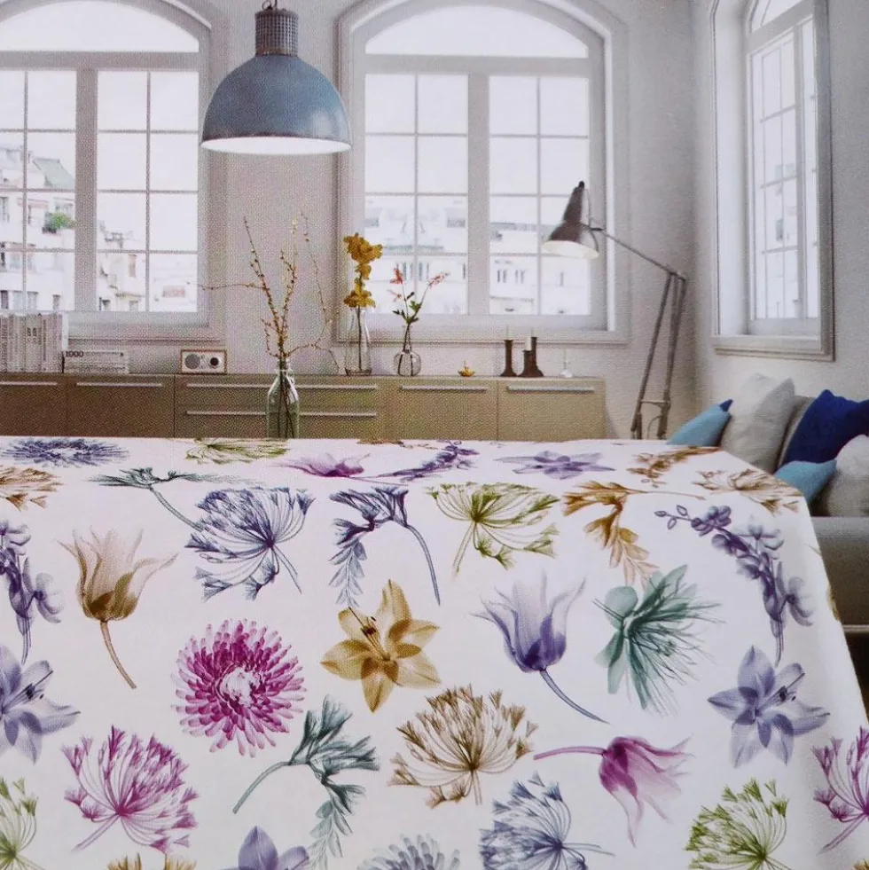 Tovaglia rettangolare 6/8 persone 150x230 cm TAG HOUSE - BELL floreale