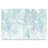 Tovaglietta Colazione Coralli verde acqua 30x45 | Impermeabile e Resistente
