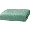 Trapuntino sottile Matrimoniale Design a Onde Sunny Wave verde